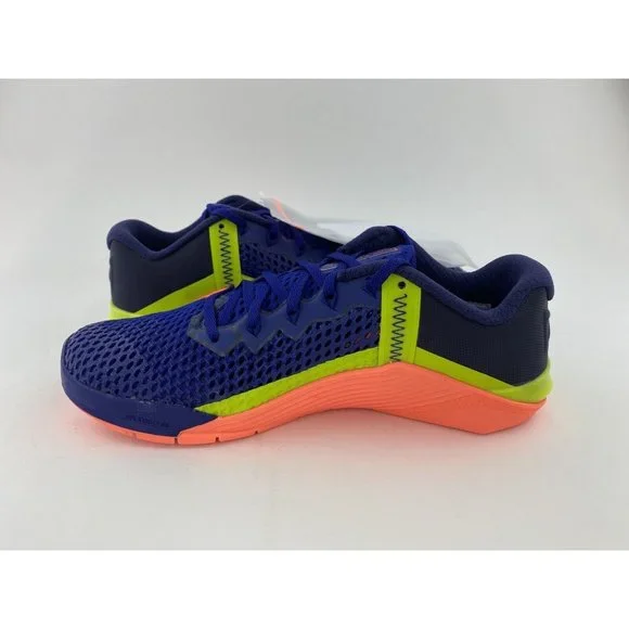 NEW Nike Metcon 6 Deep Royal Blue Mango Men's Cross Fit Training Shoes - Picture 12 of 12